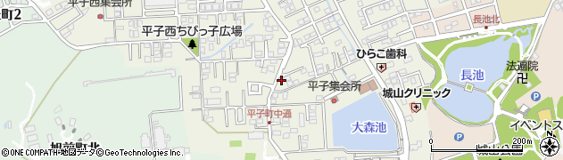 愛知県尾張旭市平子町中通249周辺の地図