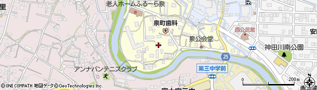 静岡県富士宮市泉町726周辺の地図
