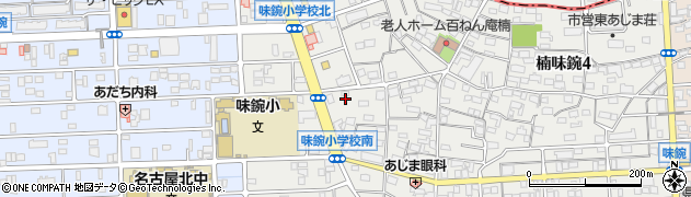 愛知県名古屋市北区楠味鋺3丁目1314周辺の地図