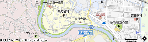 静岡県富士宮市泉町805周辺の地図