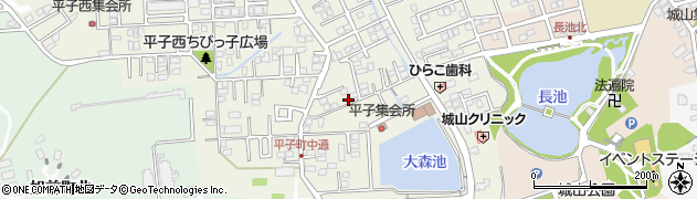 愛知県尾張旭市平子町中通244周辺の地図