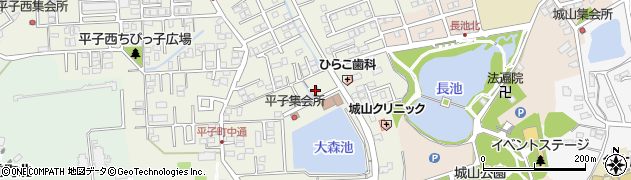 愛知県尾張旭市平子町中通217周辺の地図