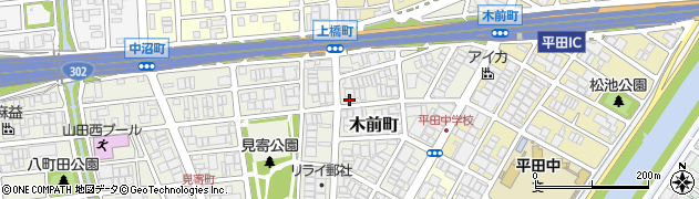 愛知県名古屋市西区木前町127周辺の地図