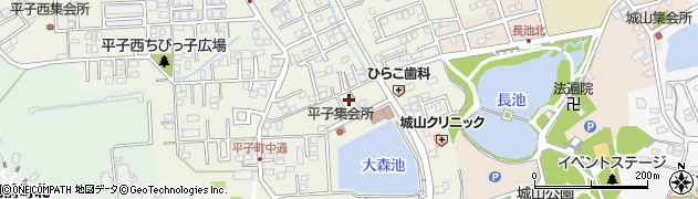 愛知県尾張旭市平子町中通211周辺の地図