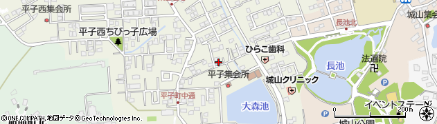 愛知県尾張旭市平子町中通242周辺の地図