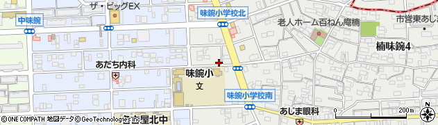 愛知県名古屋市北区楠味鋺3丁目213周辺の地図