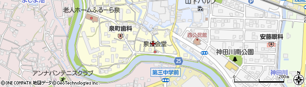 静岡県富士宮市泉町782周辺の地図