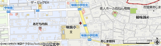 愛知県名古屋市北区楠味鋺3丁目227周辺の地図