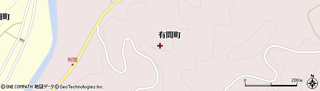 愛知県豊田市有間町周辺の地図