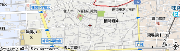 愛知県名古屋市北区楠味鋺4丁目427周辺の地図