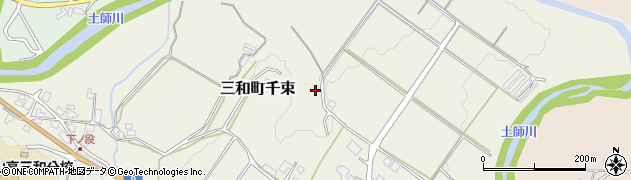 京都府福知山市三和町千束周辺の地図