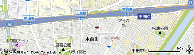 愛知県名古屋市西区木前町136周辺の地図