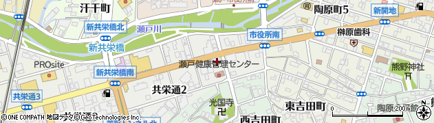 愛知銀行瀬戸支店 ＡＴＭ周辺の地図