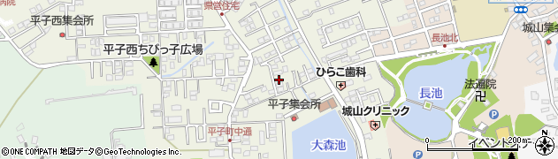 愛知県尾張旭市平子町中通240周辺の地図