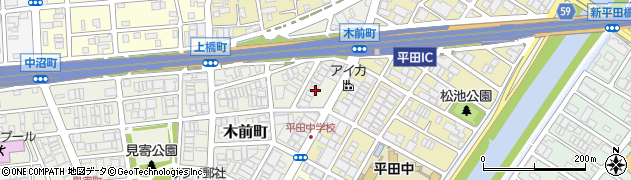 愛知県名古屋市西区木前町59周辺の地図
