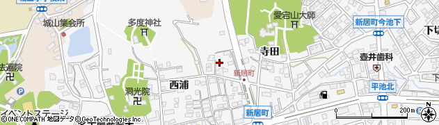 愛知県尾張旭市新居町寺田3056周辺の地図