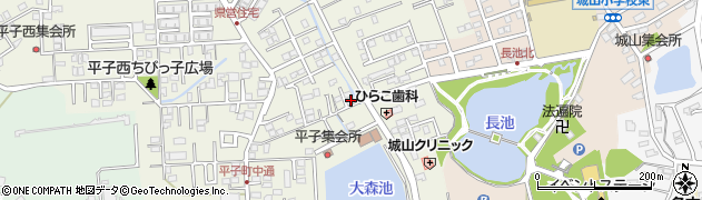 愛知県尾張旭市平子町中通223周辺の地図