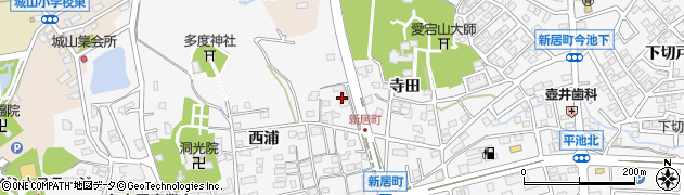 愛知県尾張旭市新居町寺田3047周辺の地図
