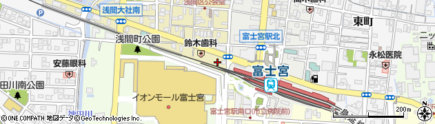 静岡県富士宮市大宮町32周辺の地図
