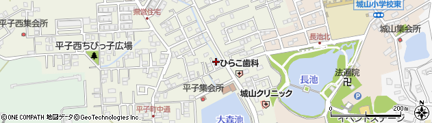 愛知県尾張旭市平子町中通224周辺の地図