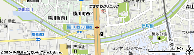 勝川町西２周辺の地図