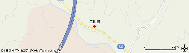 二川郵便局 ＡＴＭ周辺の地図