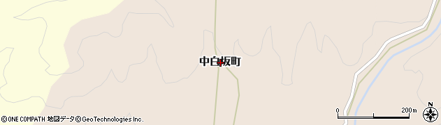 愛知県瀬戸市中白坂町周辺の地図