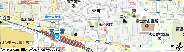 静岡県富士宮市東町24周辺の地図