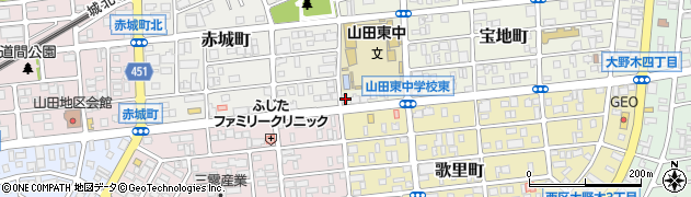 愛知県名古屋市西区宝地町1周辺の地図