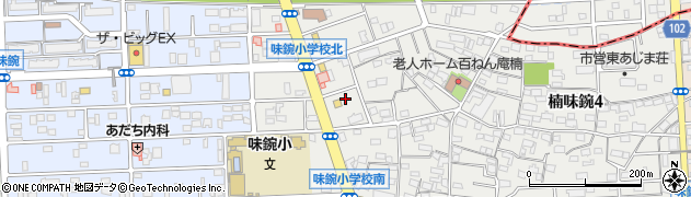 愛知県名古屋市北区楠味鋺3丁目1109周辺の地図