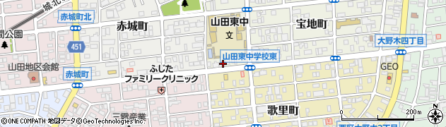 愛知県名古屋市西区宝地町3周辺の地図