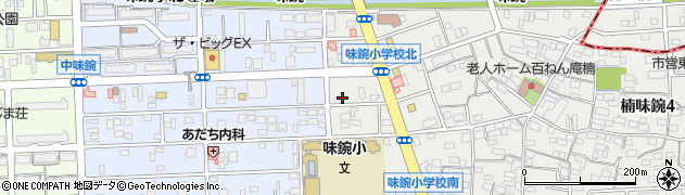 愛知県名古屋市北区楠味鋺3丁目326周辺の地図