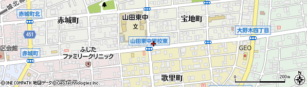 愛知県名古屋市西区宝地町141周辺の地図