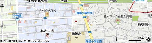 愛知県名古屋市北区楠味鋺3丁目324周辺の地図