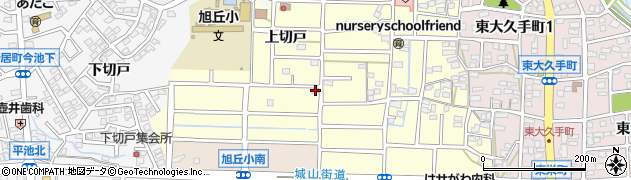 愛知県尾張旭市大久手町中松原77周辺の地図