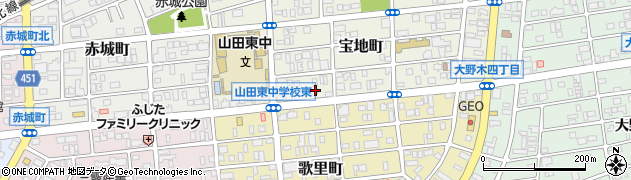愛知県名古屋市西区宝地町144周辺の地図