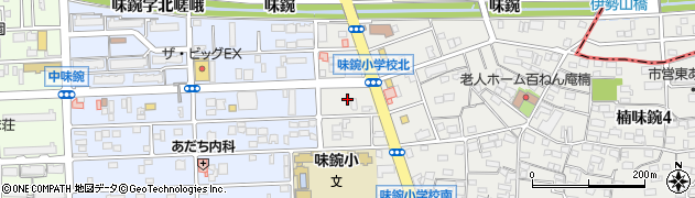 愛知県名古屋市北区楠味鋺3丁目311周辺の地図