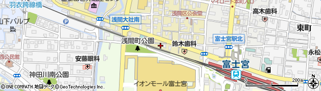 静岡県富士宮市大宮町32-3周辺の地図