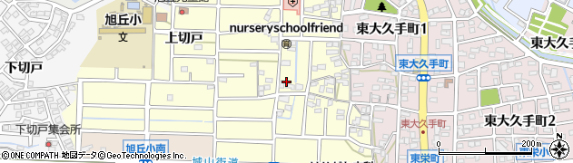 愛知県尾張旭市大久手町中松原109周辺の地図