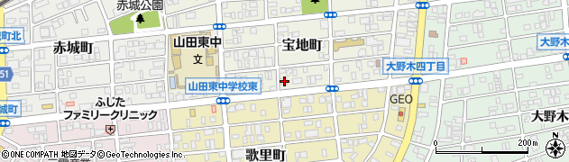 愛知県名古屋市西区宝地町147周辺の地図