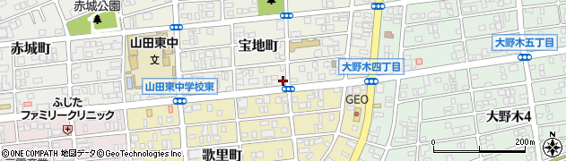 愛知県名古屋市西区宝地町152周辺の地図