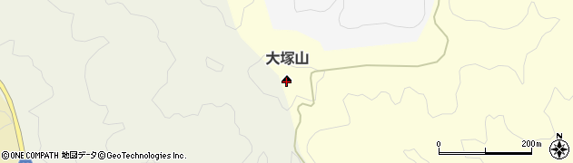 大塚山周辺の地図