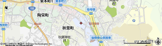 愛知県瀬戸市上ノ切町周辺の地図