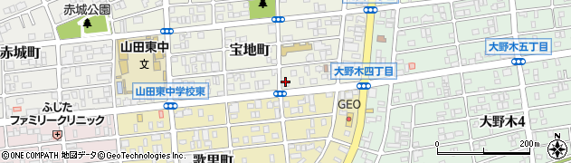 愛知県名古屋市西区宝地町352周辺の地図