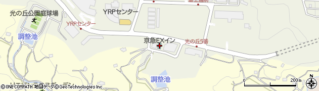 京急ＥＸイン横須賀リサーチパーク周辺の地図
