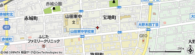 愛知県名古屋市西区宝地町135周辺の地図