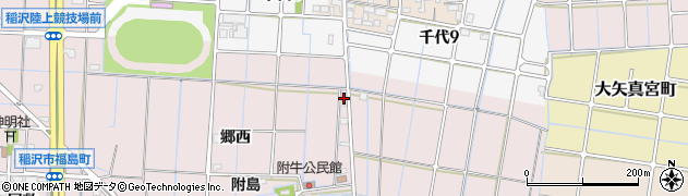 千代田理容室周辺の地図