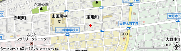 愛知県名古屋市西区宝地町158周辺の地図