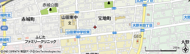 愛知県名古屋市西区宝地町134周辺の地図