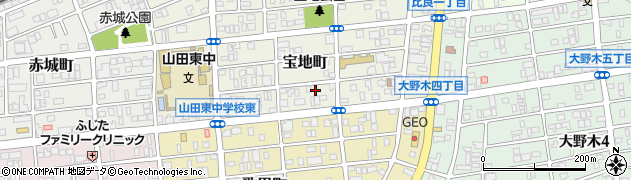 愛知県名古屋市西区宝地町155周辺の地図